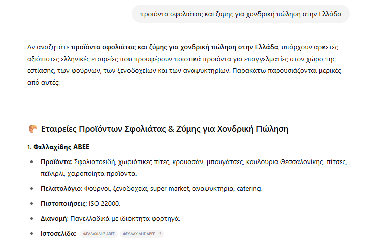 What is AEO (Answer Engine Optimization) service from Bluemind.gr 2 Results of AEO by Bluemind