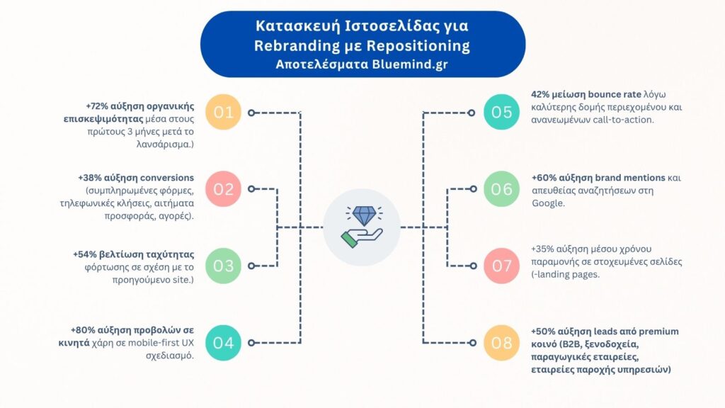 Κατασκευή Ιστοσελίδας - Rebranding & Repositioning 2 Κατασκευή Ιστοσελίδας για Rebranding & Repositioning αποτελεσματα bluemind.gr