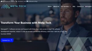 Κατασκευή Ιστοσελίδας WordPress για εταιρεία τεχνολογίας Meta-tech.gr