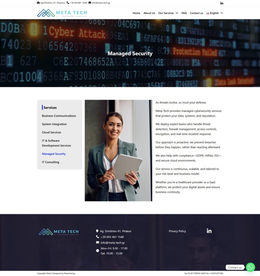Κατασκευή Ιστοσελίδας WordPress για εταιρεία τεχνολογίας 3 κατασκευη ιστοσελιδας wordpress για εταιρεια τεχνολογιας bluemind.gr