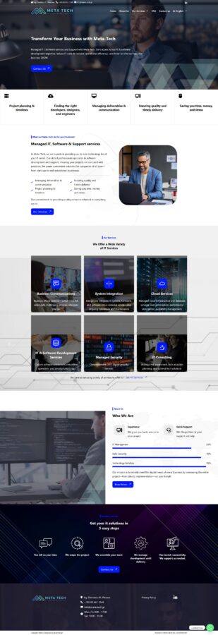 Κατασκευή Ιστοσελίδας WordPress για εταιρεία τεχνολογίας 1 κατασκευη ιστοσελιδας wordpress απo τη bluemind.gr